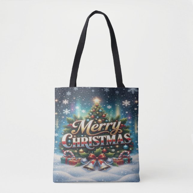Bolsa Tote Feliz Natal (Frente)