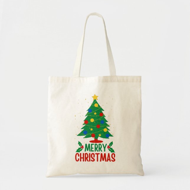 Bolsa Tote Feliz Natal (Frente)