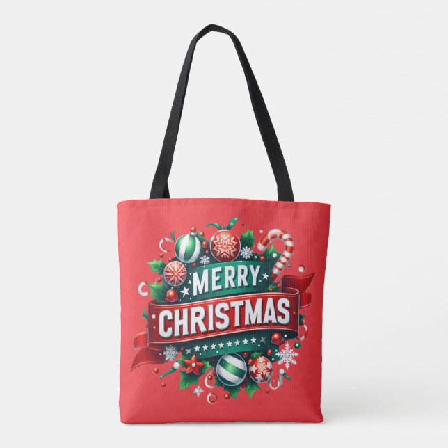 Bolsa Tote Feliz Natal (Verso)
