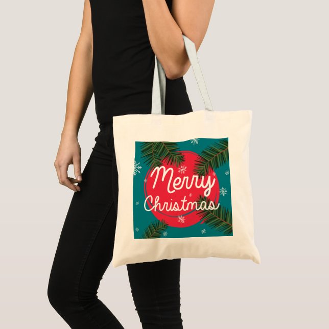 Bolsa Tote Feliz Natal (Frente (produto))