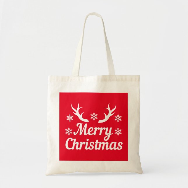 Bolsa Tote Feliz Natal (Frente)