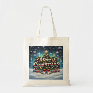 Bolsa Tote Feliz Natal