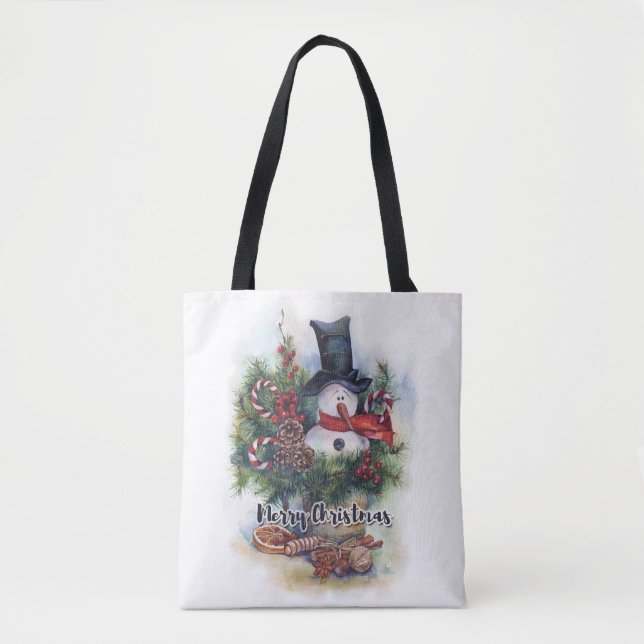 Bolsa Tote Feliz Natal (Frente)
