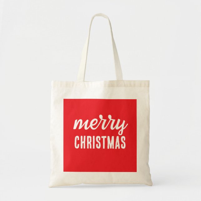 Bolsa Tote Feliz Natal (Frente)