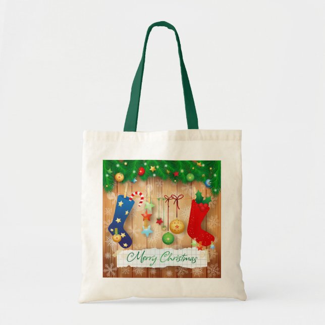 Bolsa Tote Feliz Natal (Frente)
