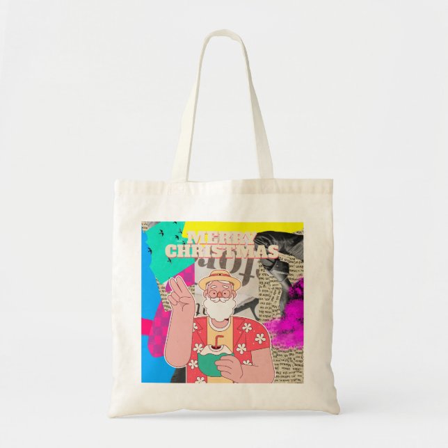 Bolsa Tote Feliz Natal 2024 (Frente)