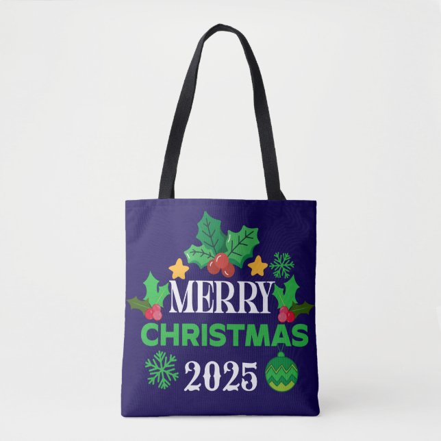 Bolsa Tote Feliz Natal 2025-86303 (Frente)