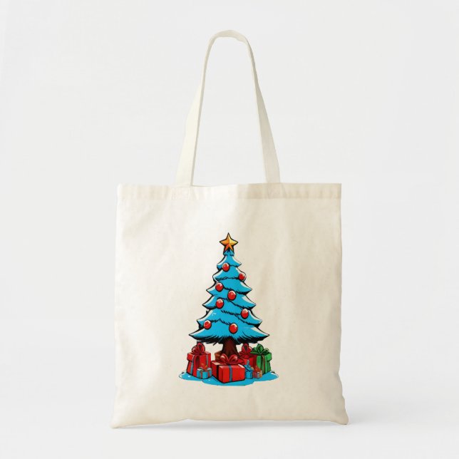 Bolsa Tote Feliz Natal 3D (Frente)