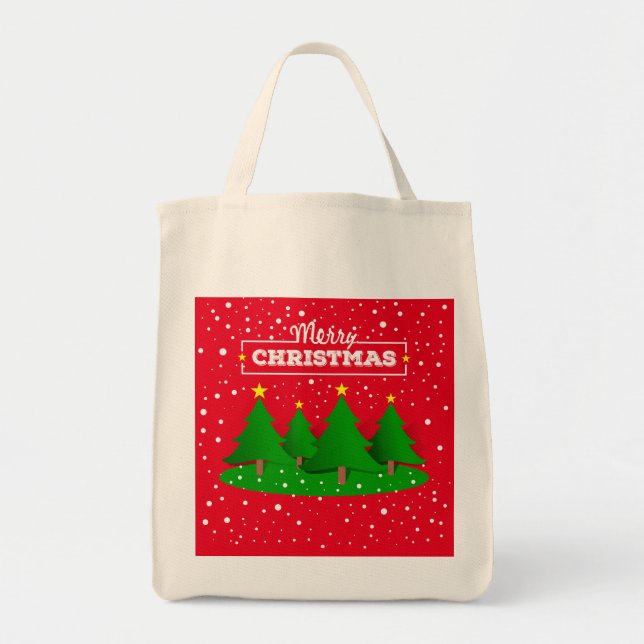 Bolsa Tote feliz natal Bag Design (Frente)