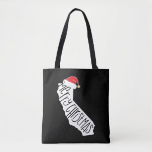 Bolsa Tote Feliz Natal Califórnia