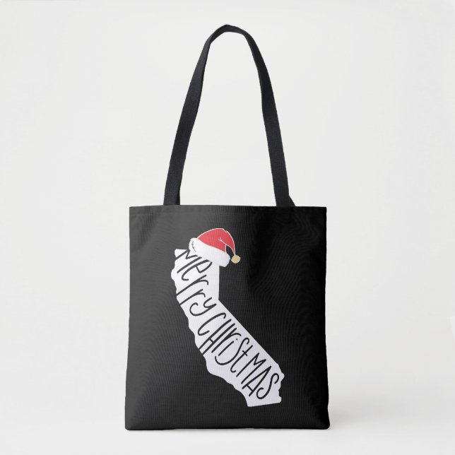Bolsa Tote Feliz Natal Califórnia (Frente)