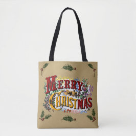 Bolsa Tote Feliz Natal de 1876