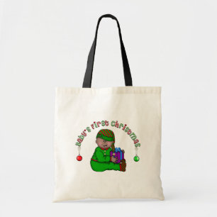Bolsa Tote Feliz Natal de 1rua afro-americano