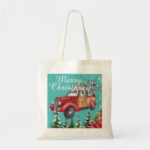 Bolsa Tote Feliz Natal de inverno Snowfall Tote Bag