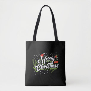 Bolsa Tote Feliz Natal - design de Natal