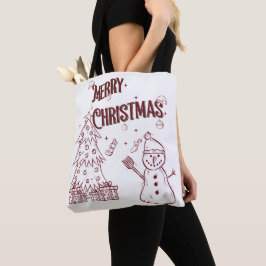 Bolsa Tote Feliz Natal Divertido