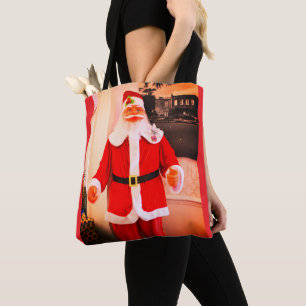 Bolsa Tote Feliz Natal dos Papais noeis