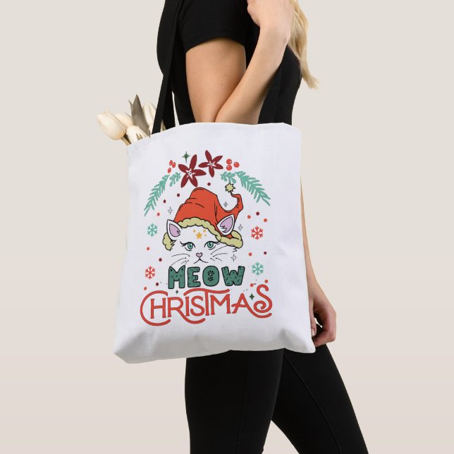 Bolsa Tote Feliz Natal, Feliz Natal (Close Up)