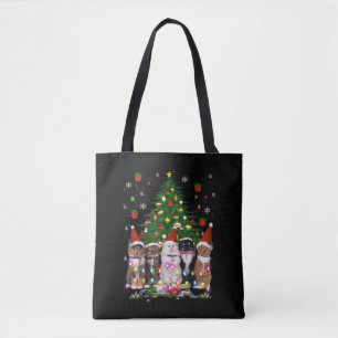 Bolsa Tote Feliz Natal Gato Xmas Homens Mulheres Natal