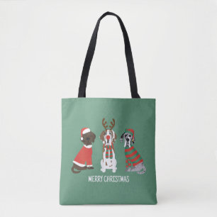 Bolsa Tote Feliz Natal - Grande Dane Dogs