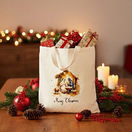 Bolsa Tote Feliz Natal Natividade