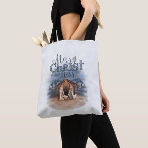 Bolsa Tote Feliz Natal Natividade