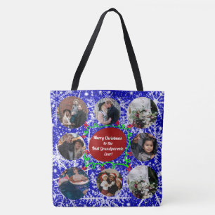 Bolsa Tote Feliz Natal para os melhores avós, 8 fotos, 2