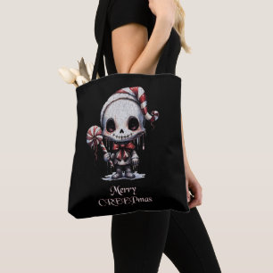 Bolsa Tote Feliz Natal Spooky Gothic