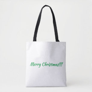 Bolsa Tote Feliz Natal Texto Impresso Celebração Compra