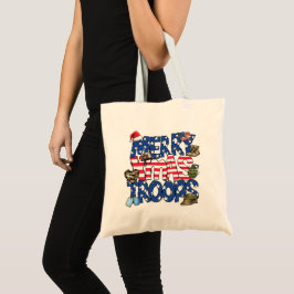 Bolsa Tote Feliz Natal Tropas Tote Bag