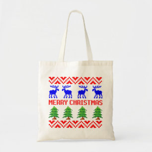 Bolsa Tote Feliz Natal Ugly Sweater
