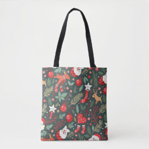 Bolsa Tote Feliz Natal Whimsy