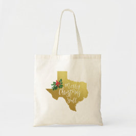 Bolsa Tote Feliz Natal Ya'll Texas Tote Bag