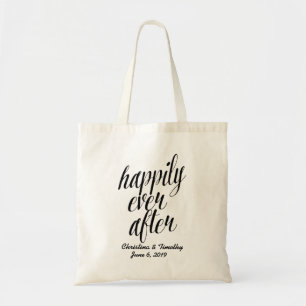 Bolsa Tote "Feliz para sempre" Boas-vindas ao casamento,Favor