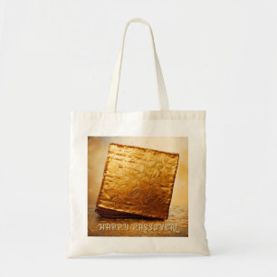 Bolsa Tote Feliz Passover! Ouro Matzah