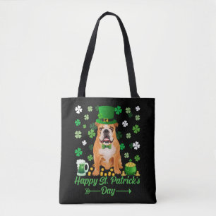 Bolsa Tote Feliz Rua no dia de Patrick Orgulhoso lago irlandê