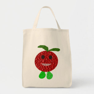 Bolsa Tote Feliz Tomate Organic Grocery Tote Bag