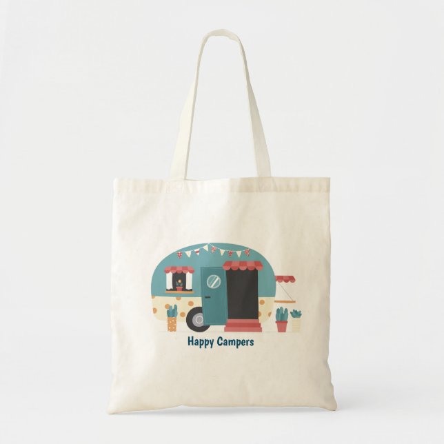 Bolsa Tote Feliz Trailer de Campers (Frente)