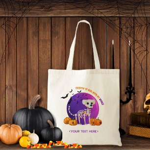 Bolsa Tote Feliz truque de Halloween ou trate ToteCandy Bag