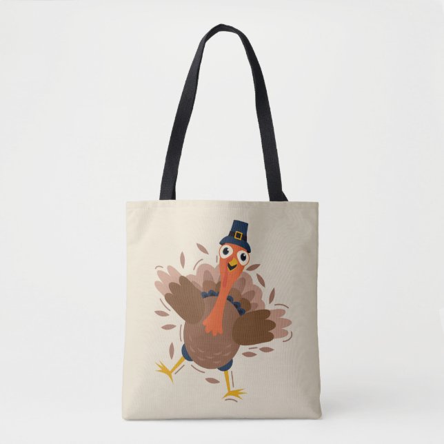 Bolsa Tote Feliz Turquia (Frente)