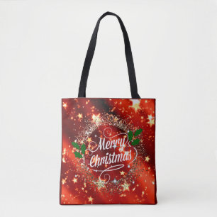Bolsa Tote Felizes cristãs, brilho e brilho,