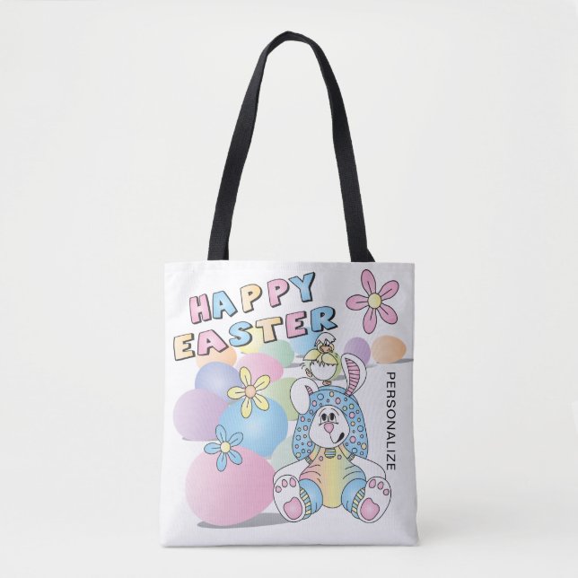 Bolsa Tote Felz pascoa Bunny (Frente)