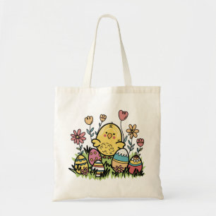 Bolsa Tote Felz pascoa Tote Bag: Celebre o Primavera no estil