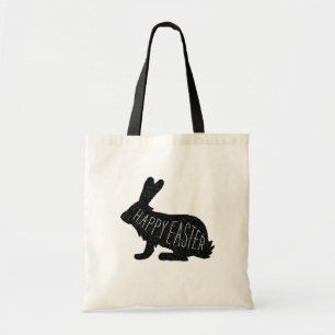 Bolsa Tote Felz pascoa Trendy Modern Rabbit Tote Bag