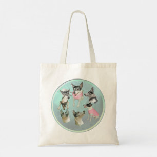 Bolsa Tote Fêmea de Terrier Rato Bonita