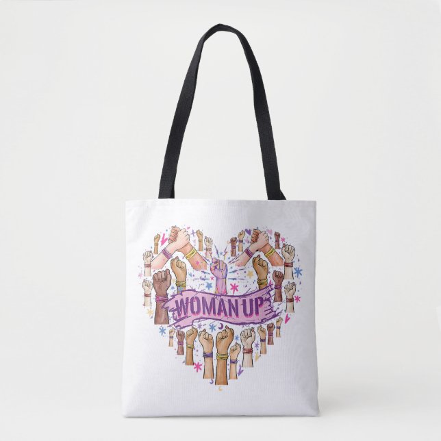 Bolsa Tote Feminismo Feminista Forte Empoderamento de Mulhere (Frente)
