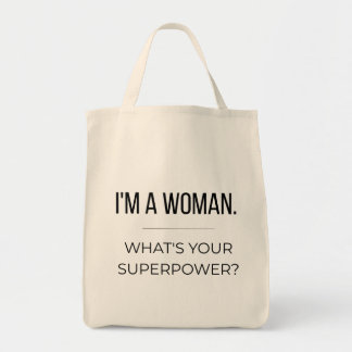 Bolsa Tote Feminist Quote Tote Bag, Empowering Gift for Women