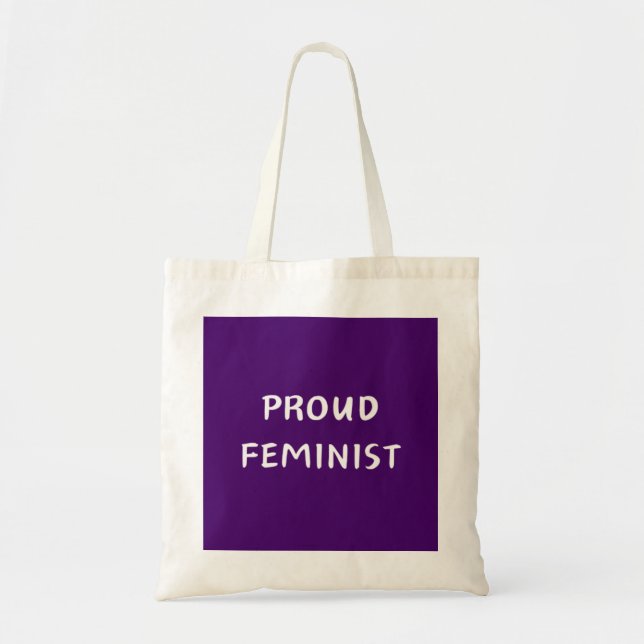Bolsa Tote Feminista Orgulhosa - saco de totes (Frente)