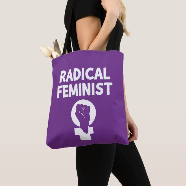 Bolsa Tote Feminista Radical (Close Up)