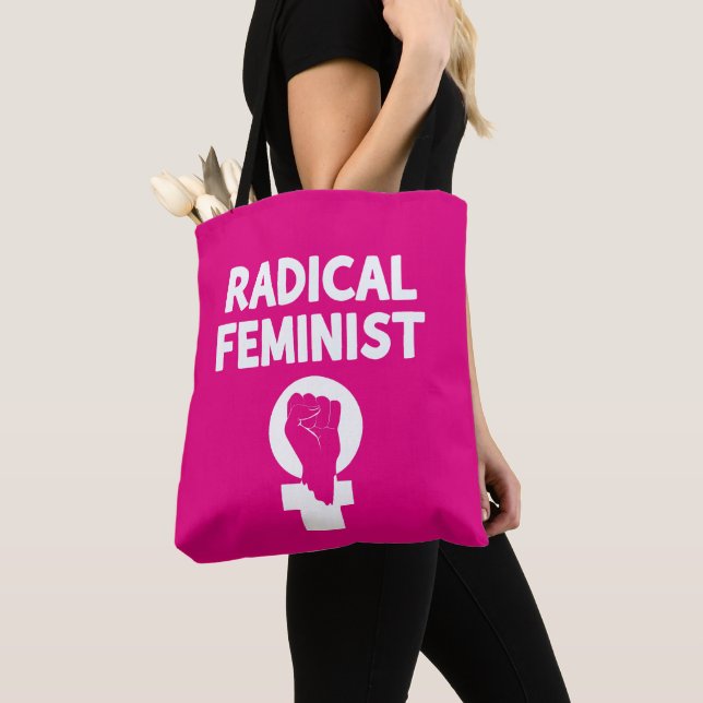 Bolsa Tote Feminista Radical (Close Up)